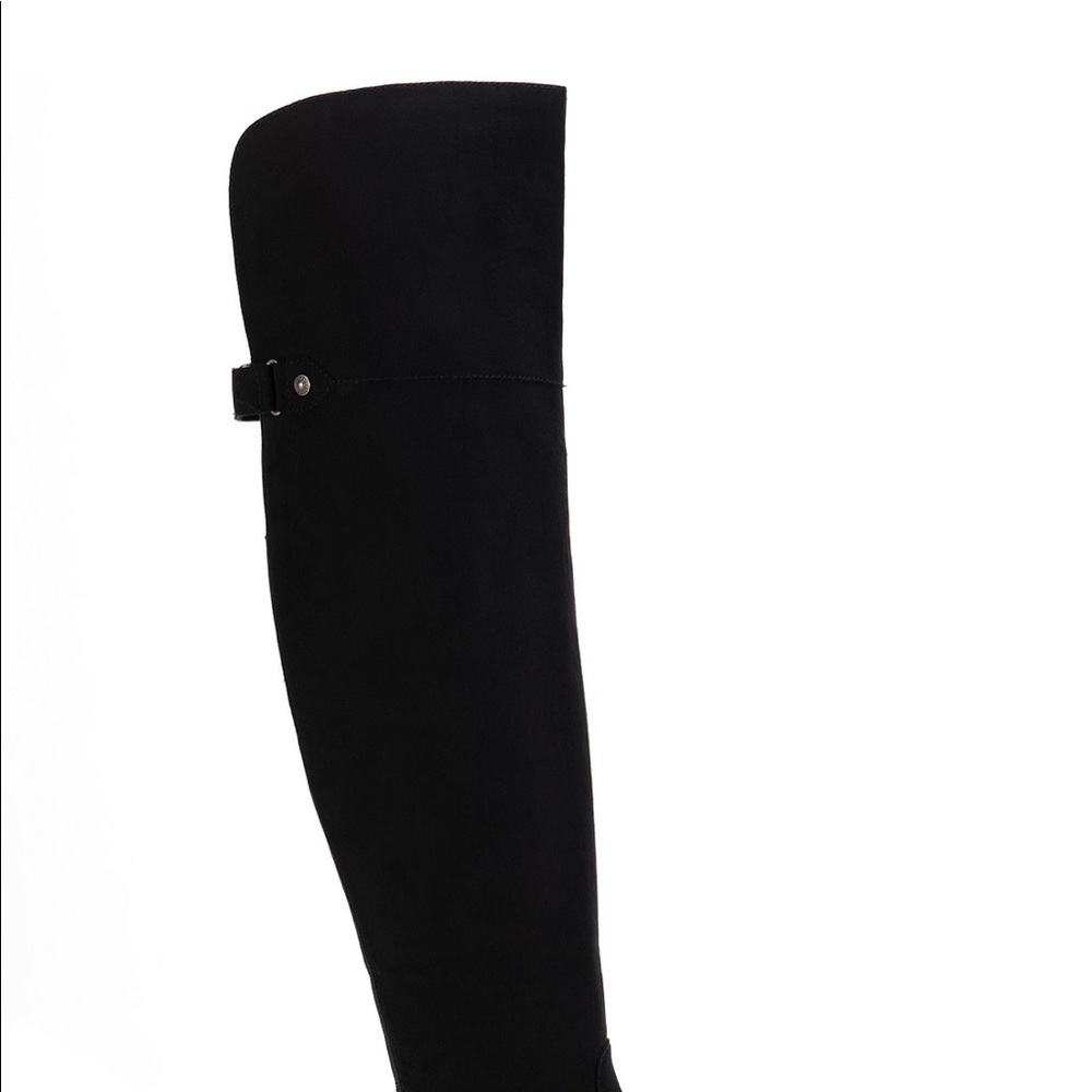 Sun + Stone Wide Calf Over-the-Knee Boots Black